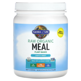 Garden of Life, RAW Organic Meal, Meal Replacement Shake, Lightly Sweet, 18.76 oz (532 g)