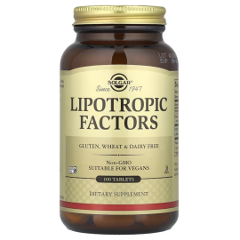 Solgar, Lipotropic Factors, 100 Tablets