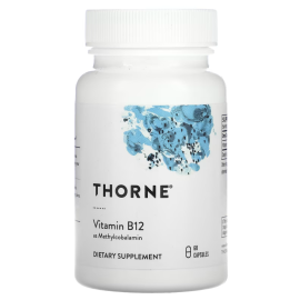 Thorne Vitamin B12 as Methylcobalamin - 1 mg - 60 Capsules