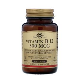 Solgar Vitamin B12 - 500 mcg - 100 Tablets