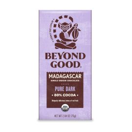 Beyond Good Organic 80% Madagascar Dark Chocolate Bar - 2.64 oz
