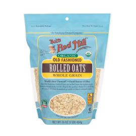 Bob's Red Mill Organic Whole Grain Rolled Oats, Old Fashioned - 16 oz