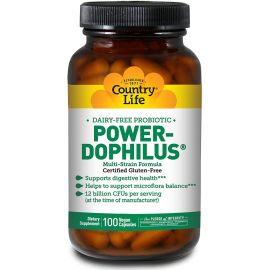 Country Life Power-Dophilus™ - 12 billion CFUs - 100 Vegetarian Capsules