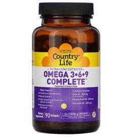 Country Life Ultra Concentrated Omega™ 3 6 9 - 90 Softgels