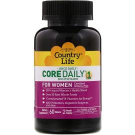 Country Life Core Daily™ 1 Multivitamin for Women - 60 Tablets