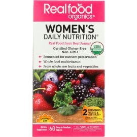 Country Life Real Food Organics Women's Daily Nutrition 60 Tablets