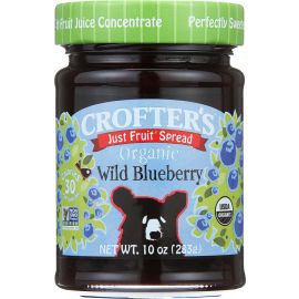 Crofters Organic Wild Blueberry Fruit Spread - 10 oz