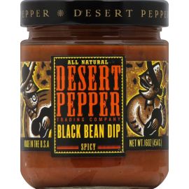 Desert Pepper Trading Company Spicy Black Bean Dip - 16 oz