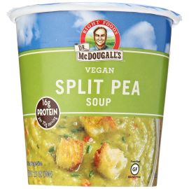 Dr. McDougall's Big Cup Vegan Split Pea Soup - 2.5 oz