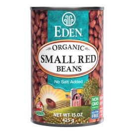 Eden Organic Small Red Beans, No Salt Added - 15 oz