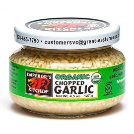 Emperor's Kitchen Organic Chopped Garlic - 4.5 oz