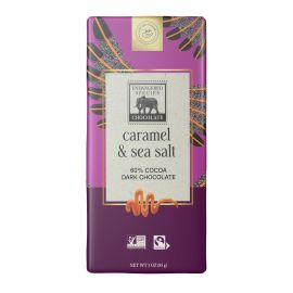 Endangered Species Dark Chocolate Sea Salt Caramel Bar - 3 oz