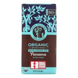 Equal Exchange Organic Dark Chocolate, Panama Extra Dark - 2.8 oz