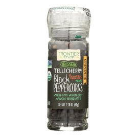 Frontier Co-op Organic Black Peppercorns - 1.76 oz