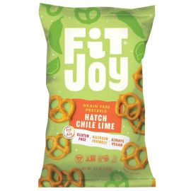 FitJoy Grain Free Pretzel Twists, Hatch Chile Lime - 4.5 oz