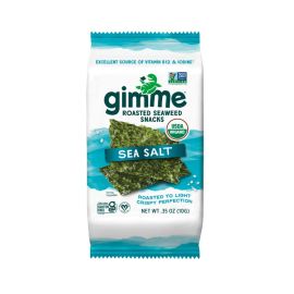 Gimme Organic Roasted Seaweed Snacks, Sea Salt - 0.35 oz