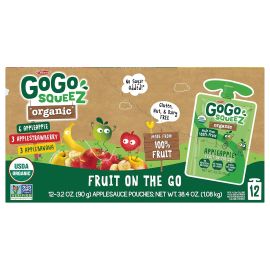 GoGo squeeZ Organic Applesauce and Fruit Puree