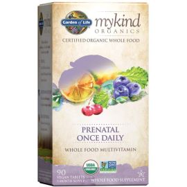 Garden of Life Organics Prenatal Once Daily Whole Food Multivitamin - 90 Vegan Tablets