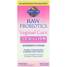 Garden of Life Raw Probiotics Vaginal Care - 50 billion CFU - 30 Vegetarian Capsules
