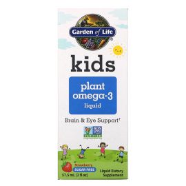 Garden of Life Kids Plant Omega-3 Liquid Strawberry 2 fl oz (57.5 ml)