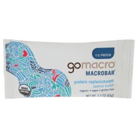 GoMacro MacroBar Organic Vegan Protein Bar, Peanut Butter - 2.3 oz