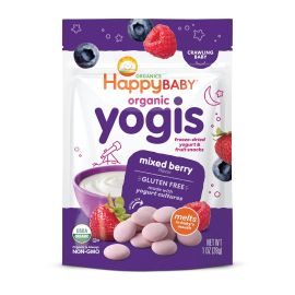 Happy Baby Organic Yogis, Mixed Berry - 1 oz
