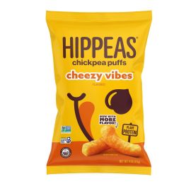 Hippeas Gluten Free Chickpea Puffs, Cheezy Vibes - 4 oz
