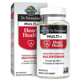 Garden of Life, Dr. Formulated Multi+, Heart Health, 30 Capsules