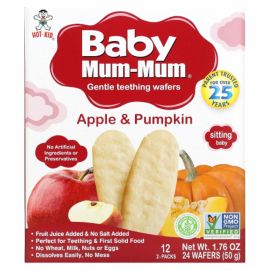 Hot Kid Baby Mum-Mum Apple Rice Rusks - 24 rusks