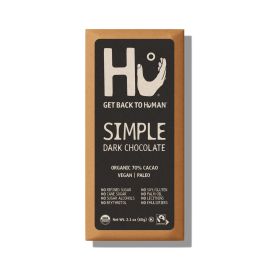 Hu Dark Chocolate Bar, Simple - 2.1 oz