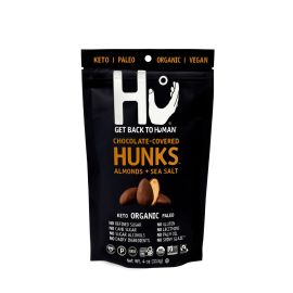 Hu Vegan Hunks, Chocolate Covered Almonds with Sea Salt