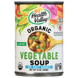 Health Valley Organic No Salt Added Vegetable Soup - 15 fl oz