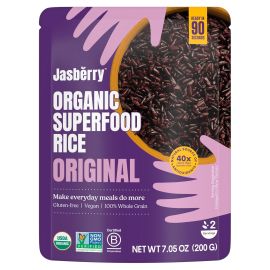 Jasberry Organic Superfood Rice, Gluten Free Vegan Non-GMO Original - 7.05 oz