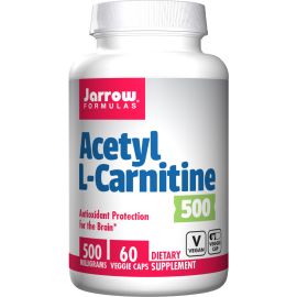 Jarrow Formulas Acetyl L-Carnitine - 500 mg - 60 Veggie Capsules