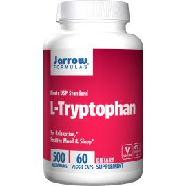 Jarrow Formulas L-Tryptophan - 500 mg - 60 Veggie Capsules