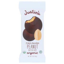 Justin's Dark Chocolate Peanut Butter Cups - 1.4 oz
