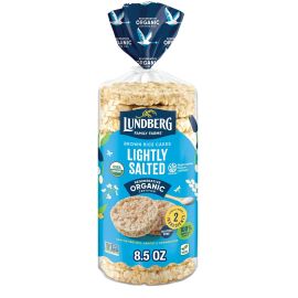 Lundberg Brown Rice Cakes Organic Whole Grain, Lightly Salted - 8.5 oz