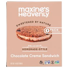 Maxine's Heavenly Chocolate Creme Sandwich Cookies - 4.6 oz