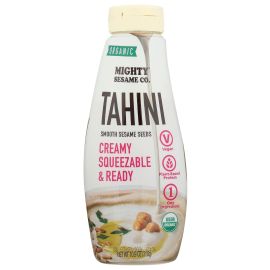 Mighty Sesame Co. Organic Tahini, Squeezable Creamy & Ready Paste - 10.9 oz