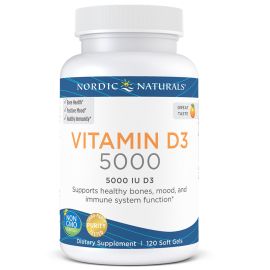 Nordic Naturals Vitamin D3 5000 Orange - 250 mg - 120 Softgels