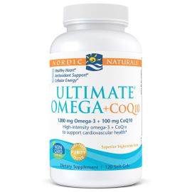 Nordic Naturals Ultimate Omega plus CoQ10 - 120 Softgels
