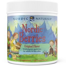 Nordic Naturals Nordic Berries Multivitamin Gummies Original Flavor 120 Gummy Berries