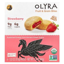 Olyra Organic Soft Baked Bites, Strawberry