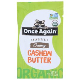 Once Again Cashew Butter Squeeze, Organic - 1.14 oz