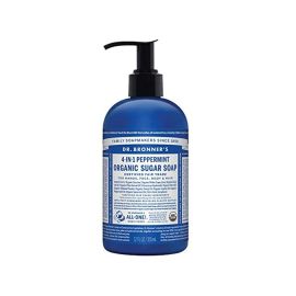 Dr. Bronner's Organic 4-in-1 Pump Soap Sugar 12 fl oz Peppermint