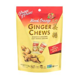 Prince of Peace Blood Orange Ginger Chews - 4 oz