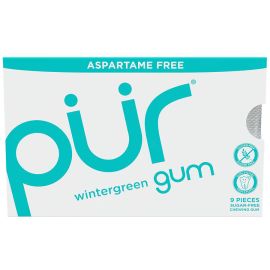 PUR Gum Wintergreen Chewing Gum - 9 Pieces