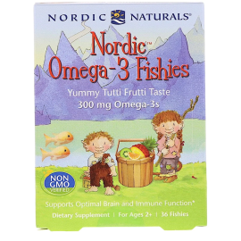 Nordic Naturals Omega-3 Fishies Tutti Frutti - 36 Gummies