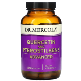 Dr. Mercola, Quercetin and Pterostilbene, Advanced, 180 Capsules