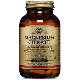 Solgar, Magnesium Citrate, 120 Tablets